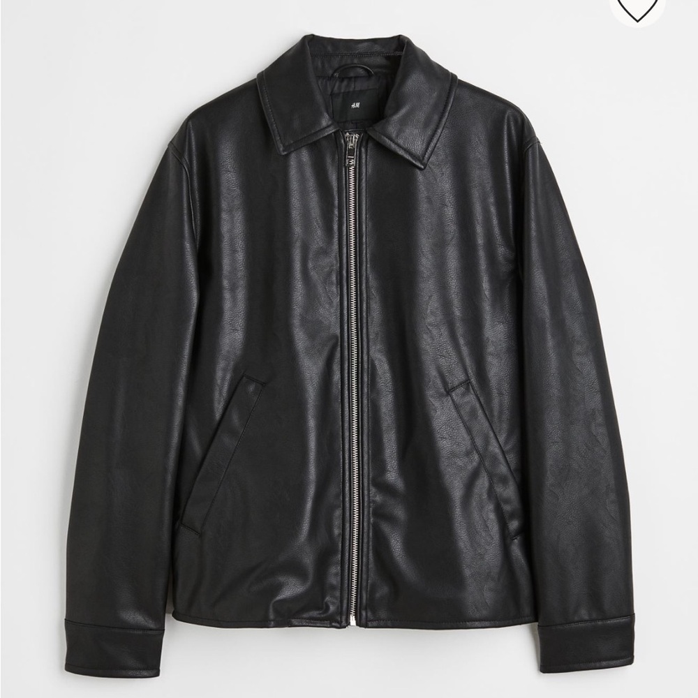 H&M leather jacket
